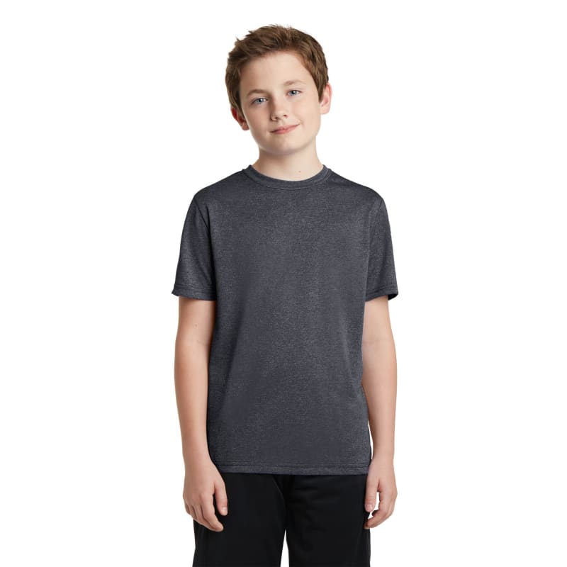 Sport-Tek Youth Heather Contender Tee. 11
