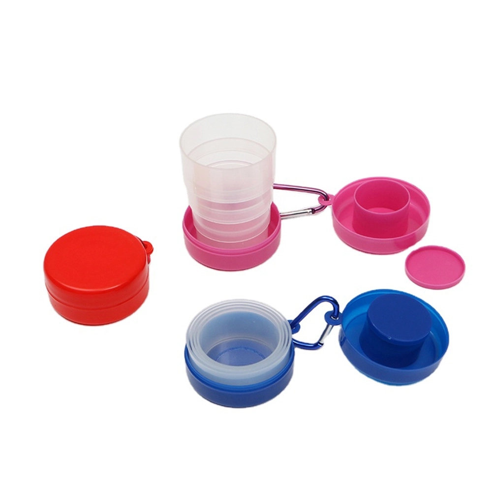 Plastic Telescopic Collapsible Folding Cup 4