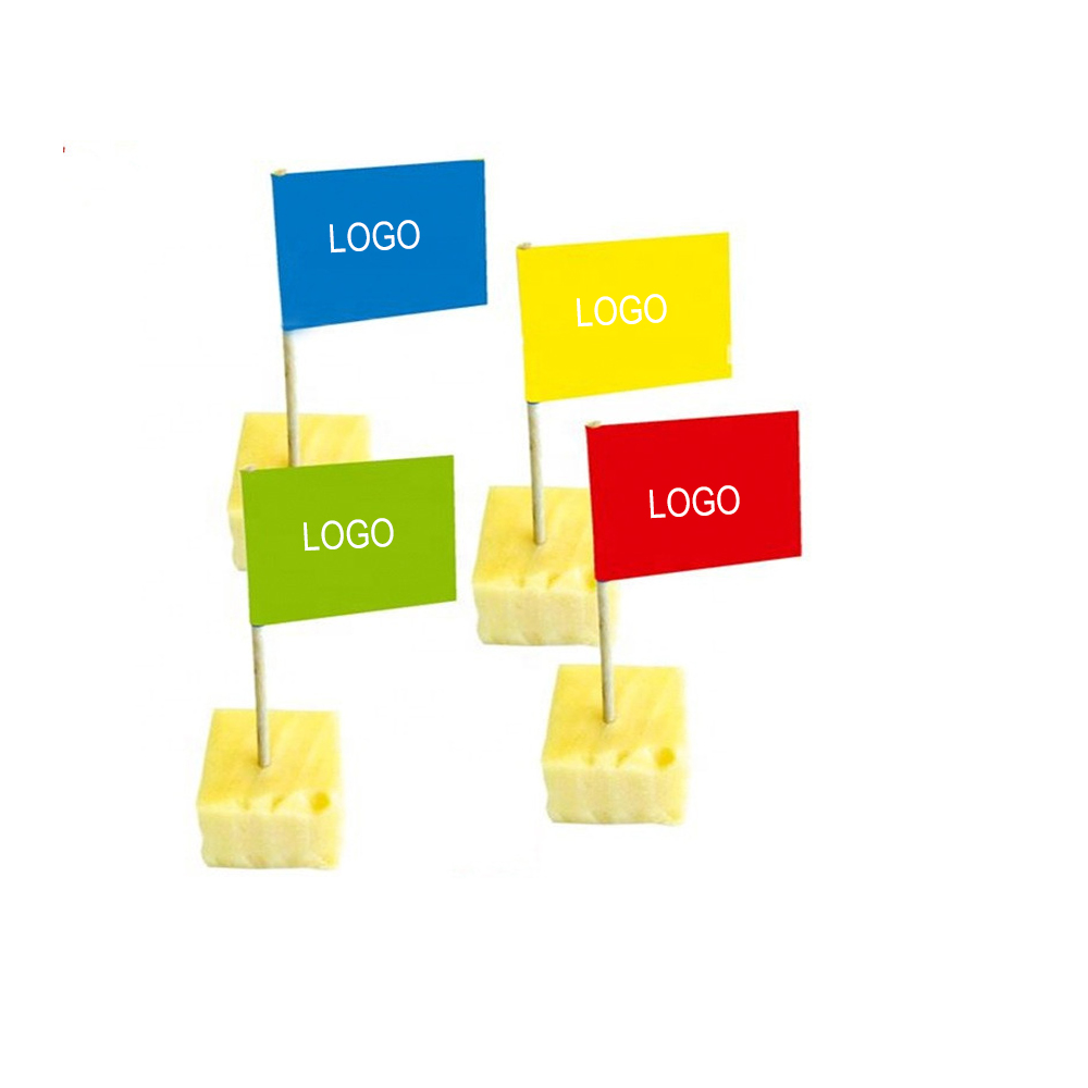 6" Toothpick Food Flag 1