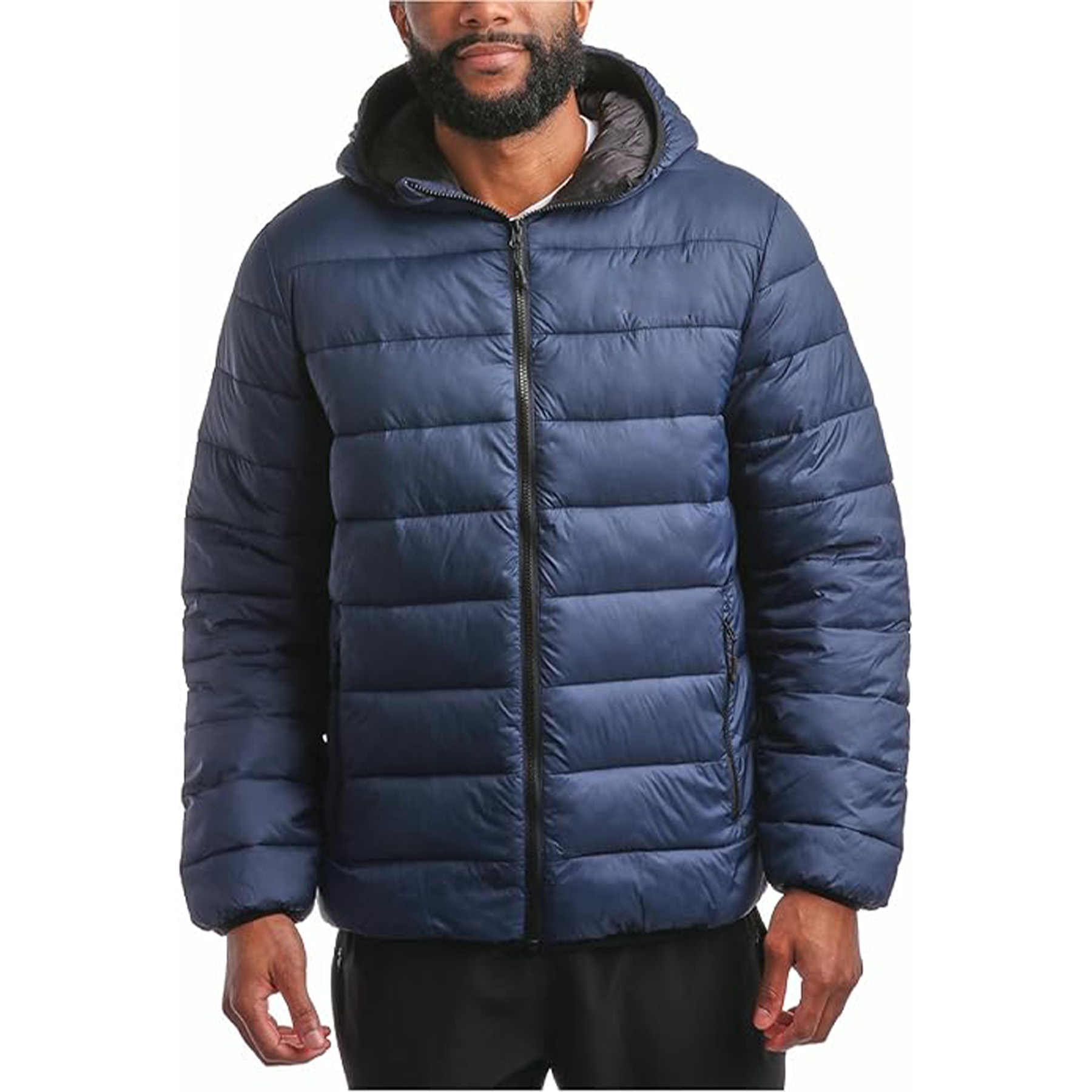 Warm Hooded Quilted Down Jacket 16