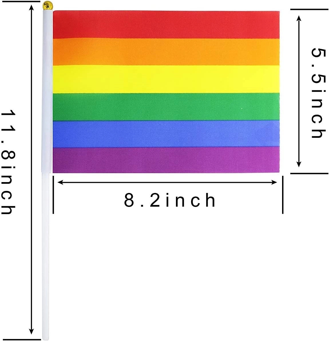 Rainbow Pride Flag Bunting Decorations Supplies For Parades 6