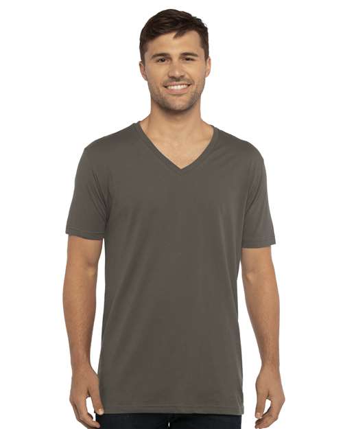 Unisex Cotton V-Neck Tee - 3200 31