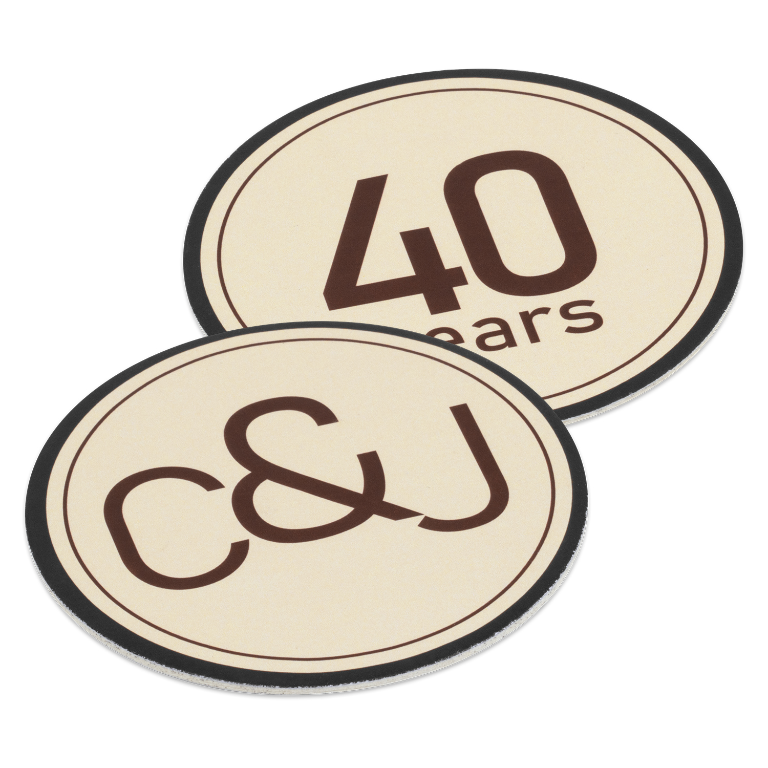 3.5" Pulpboard Circle Coaster (Full Color on Both Sides) 2