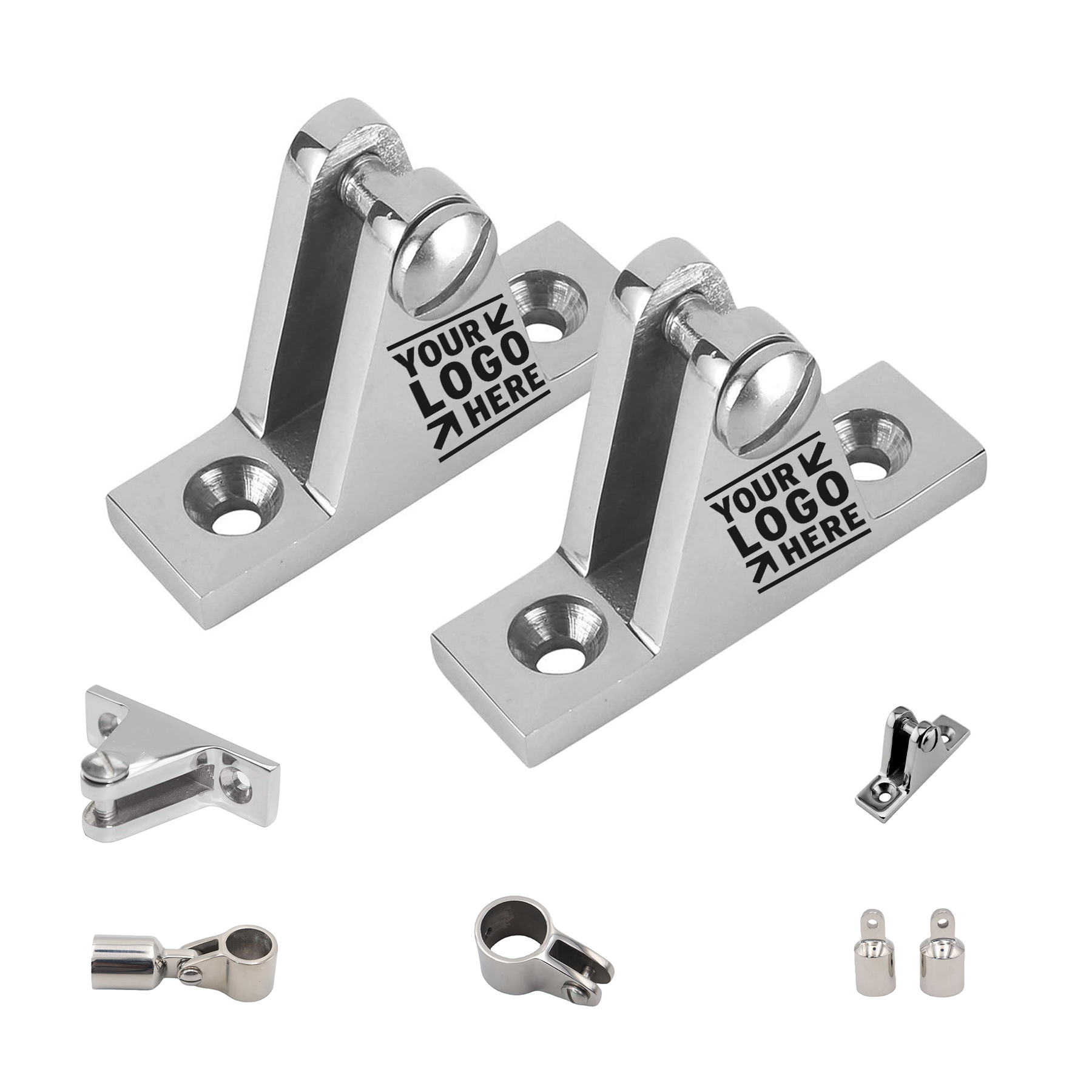 Marine Boat Deck Hinge Mount Bimini Top 316 Stainless Steel Fitting Hardware 