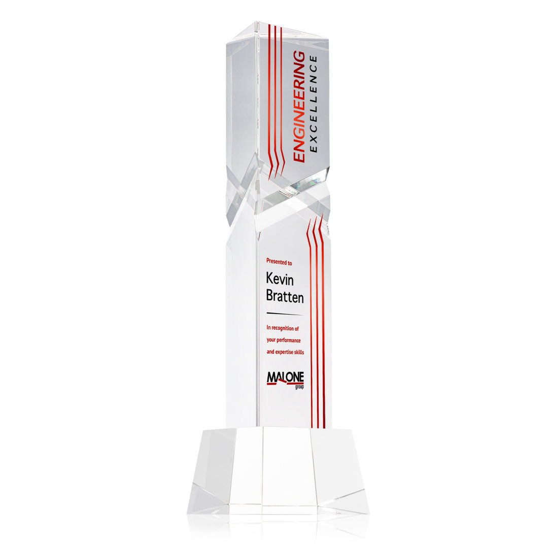 Oakham VividPrint™ Award on Robson Base - Clear 13