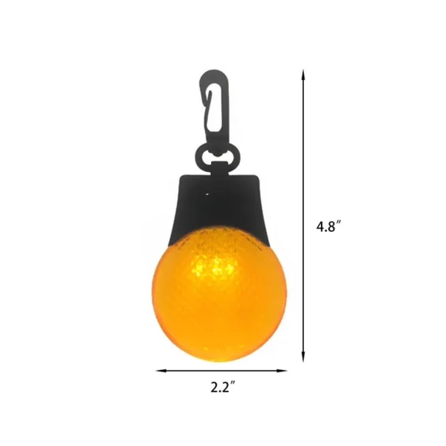 Round LED Safety Warning Light with Clip 4