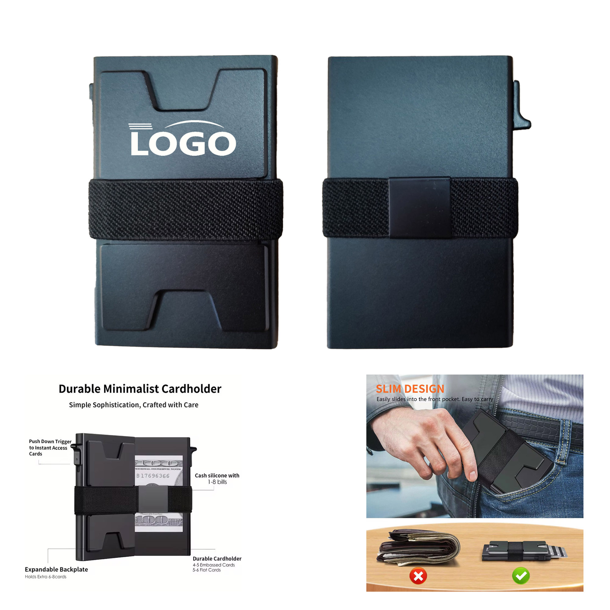 MOQ 50 pcs Anti-Theft Card Protector 2