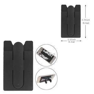 Silicone Cell Phone Wallet With Adhesive For Cards 35