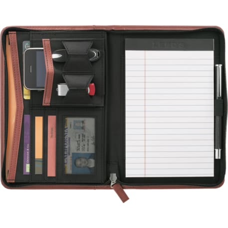 FSC® Mix Pedova™ Jr. Zippered Padfolio 70