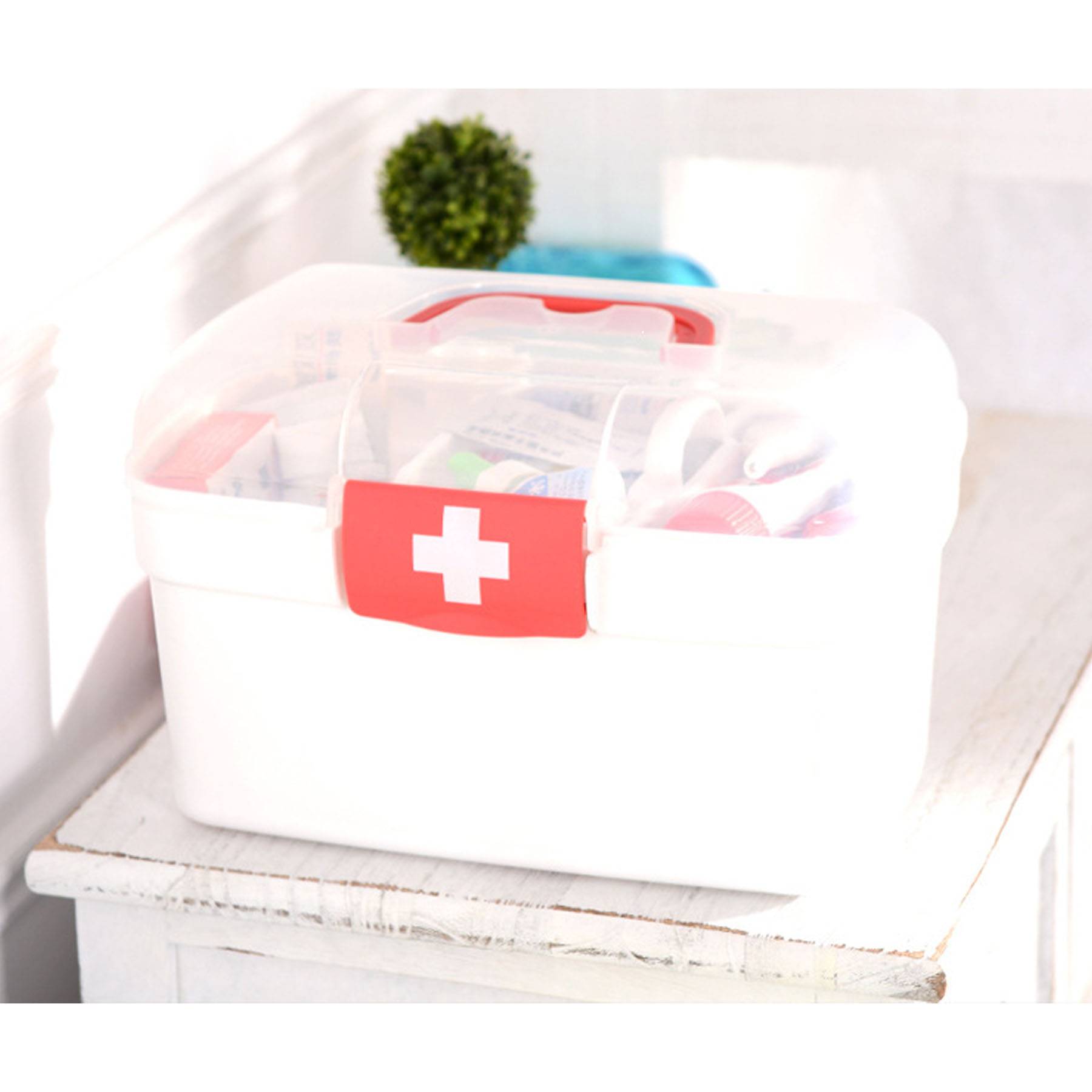 Plastic First Aid Medical Box 3