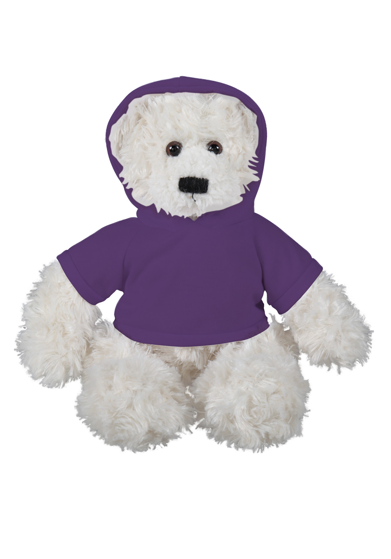 soft plush Cream Brandon Bear with hoodie 15