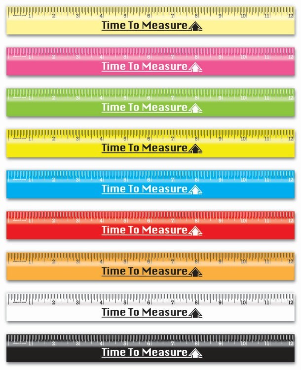 12" Single Bevel Ruler