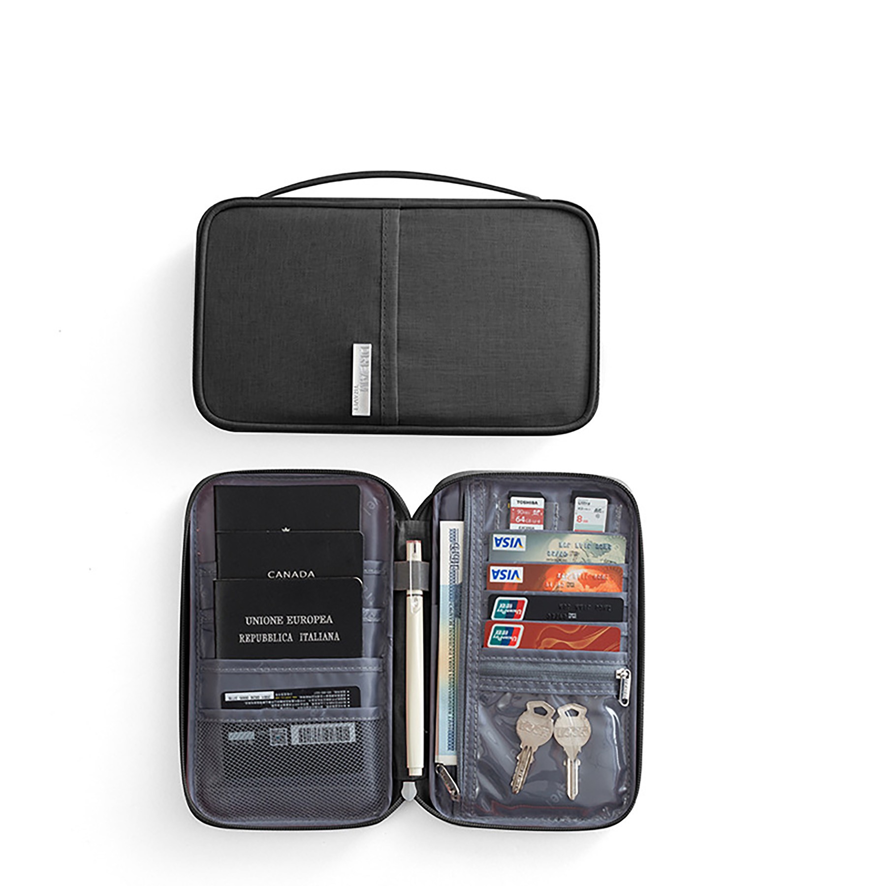 Portable Home Travel Safe Storage Wallet 5