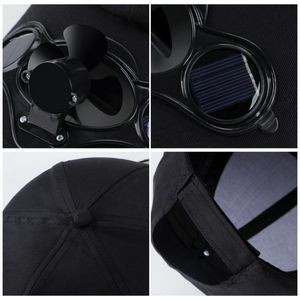 Solar Power Fan Cap Unisex Outdoor Fishing Baseball Cap 2