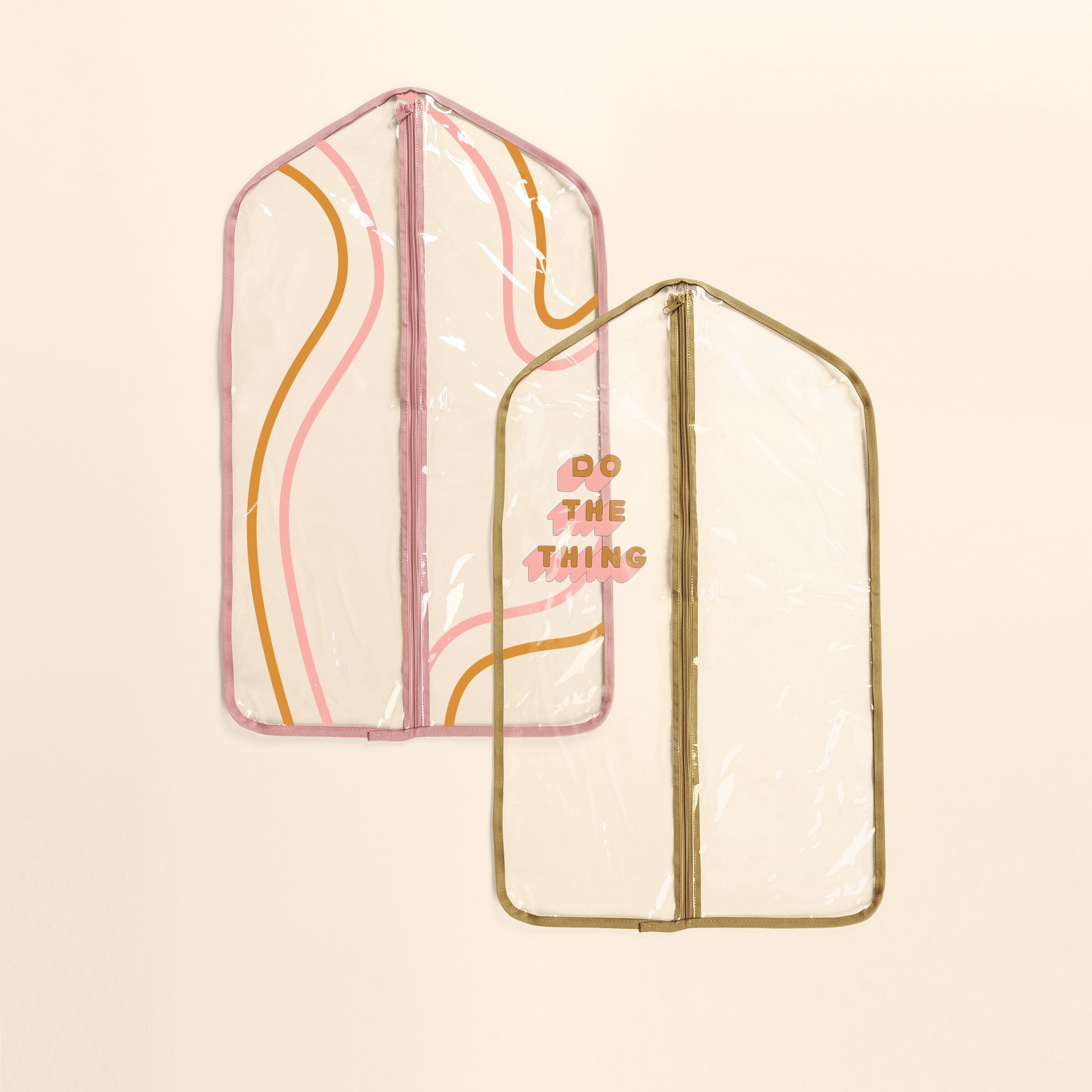 SUGAR BRITCHES TODDLER GARMENT BAG - CLEAR VINYL