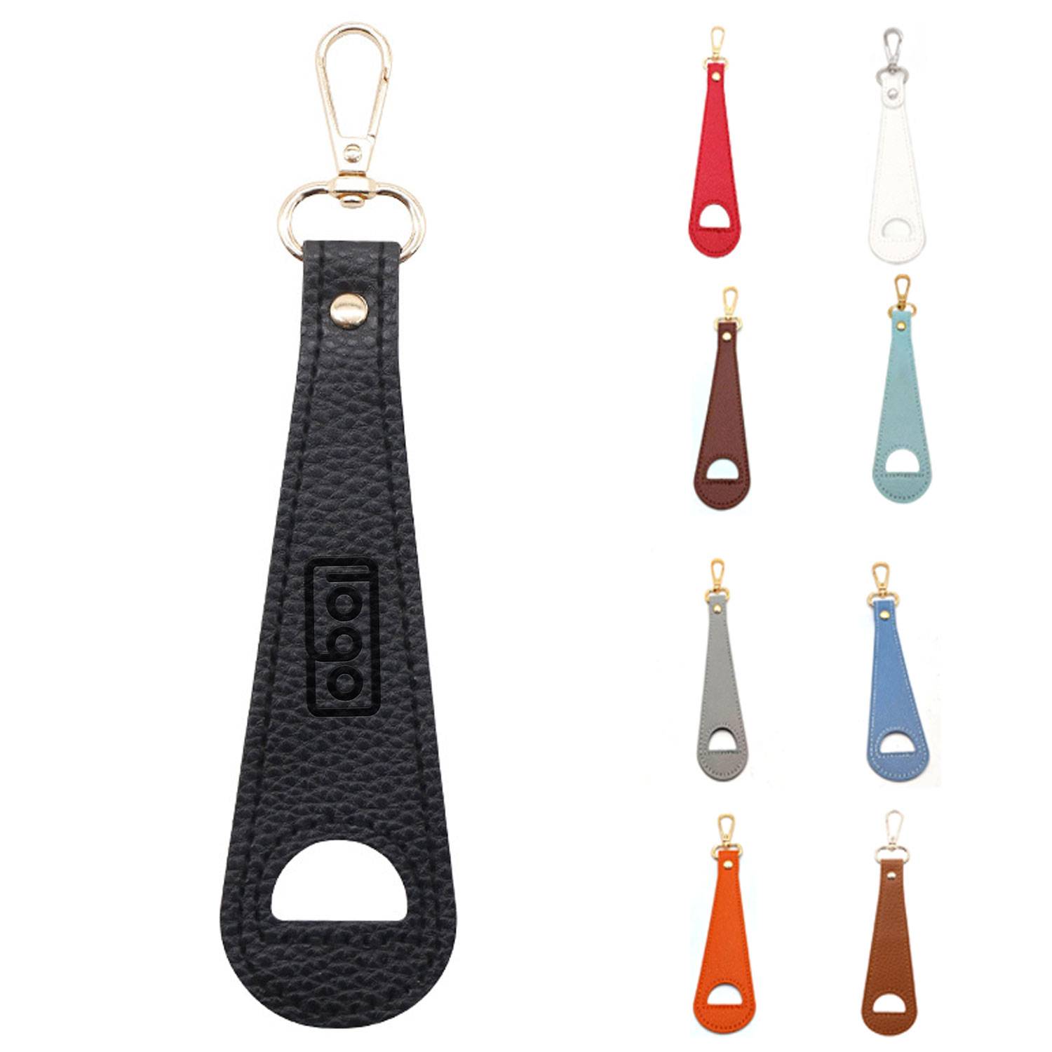 Faux Leather Hands-Free Hat Hanging Clip 1