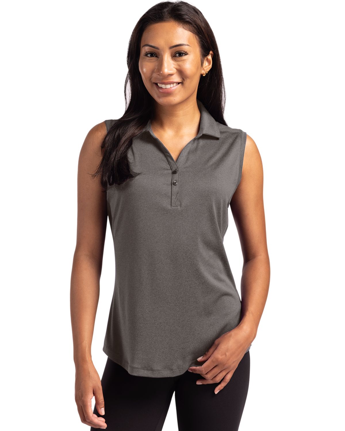 Forge Eco Stretch Recycled Womens Sleeveless Polo