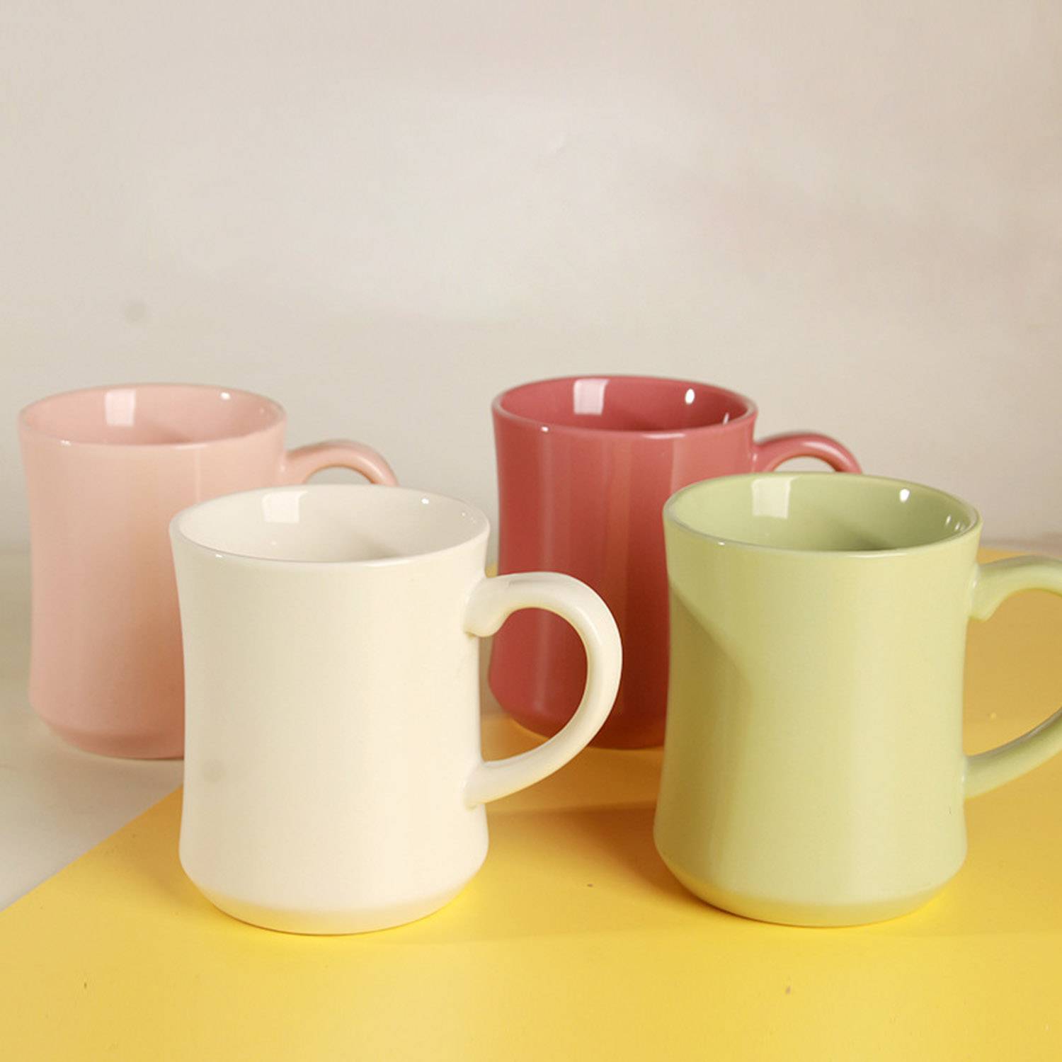 15OZ Simple Household Waist Collection Ceramic Coffee Mug 1