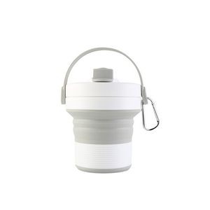 450ml Silicone Collapsible Cup With Handle 21