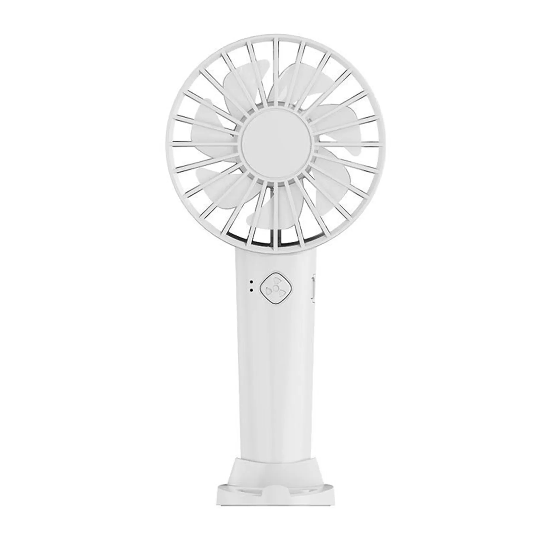 500 mAh Rechargeable Hand Held Fan with Phone Holder 2