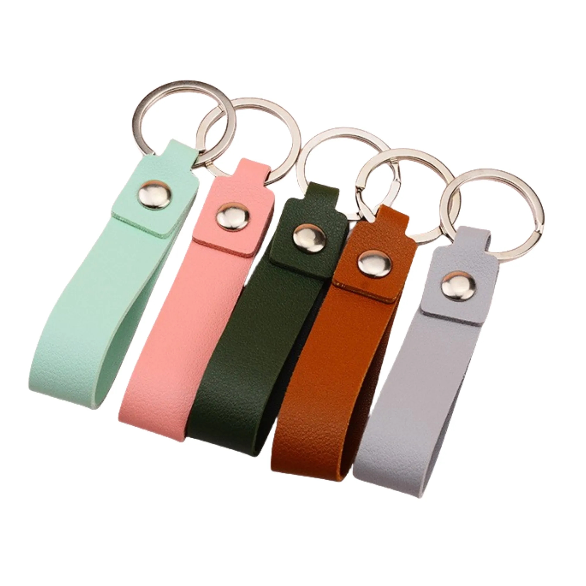Premium PU Leather Keychain 4