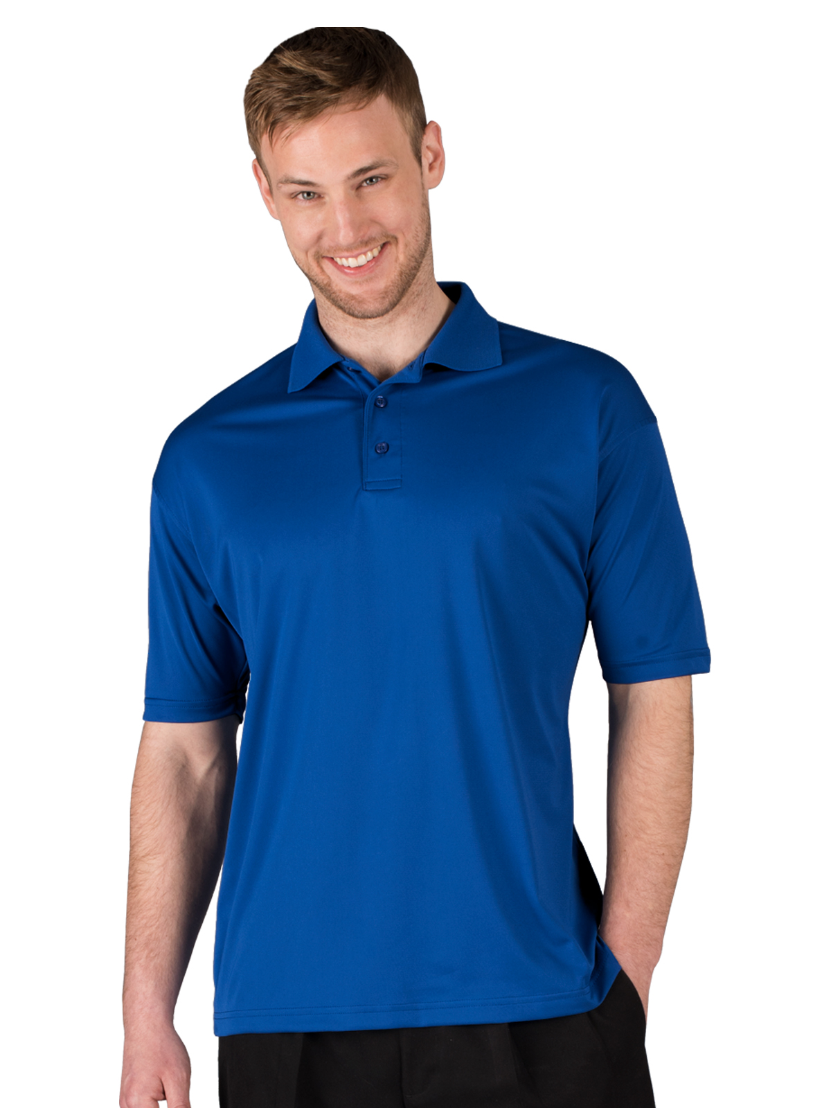 Blue Generation - Men's Pocketless Ultra-Lux Polo 8