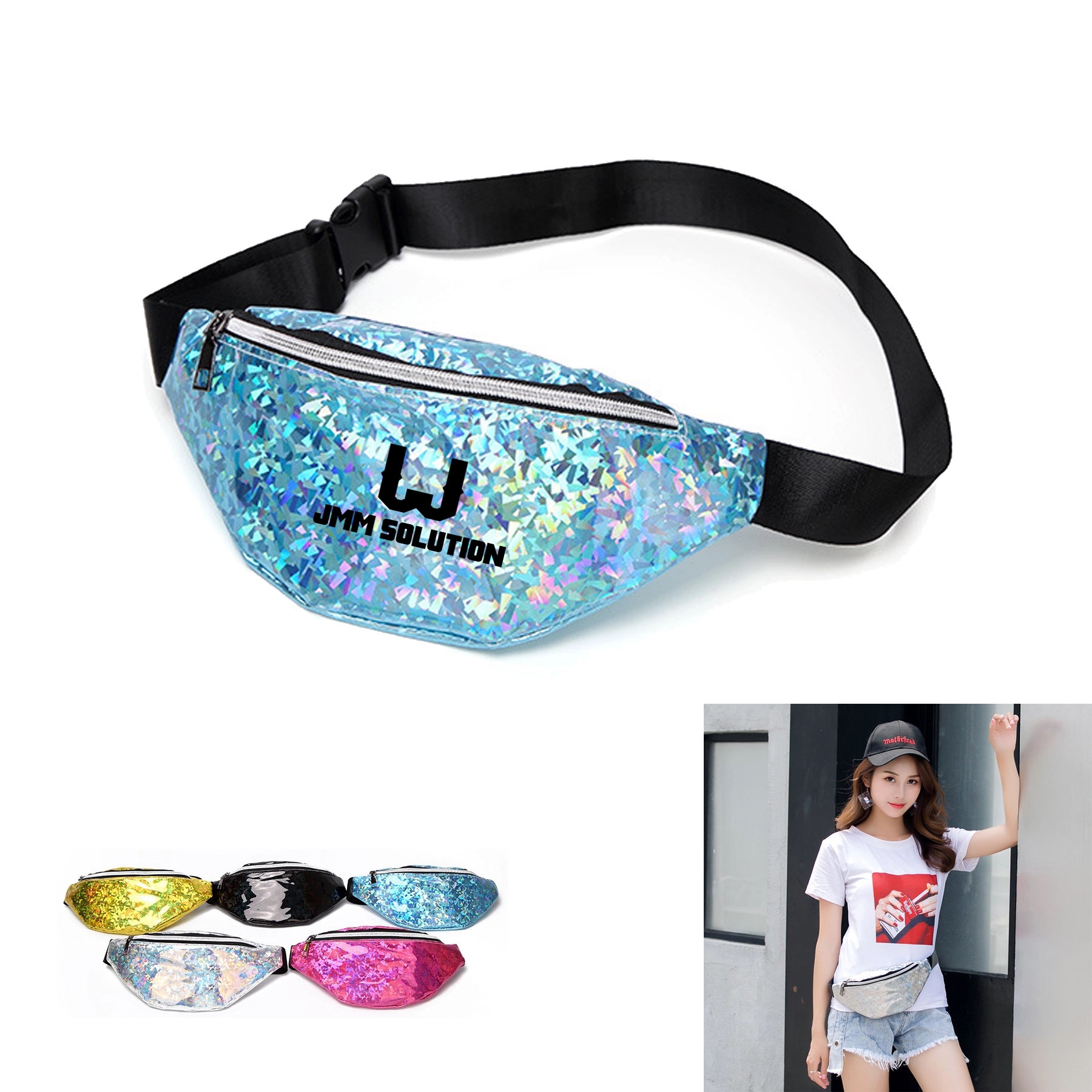 Laser Shiny Hologram Fanny Bag 2