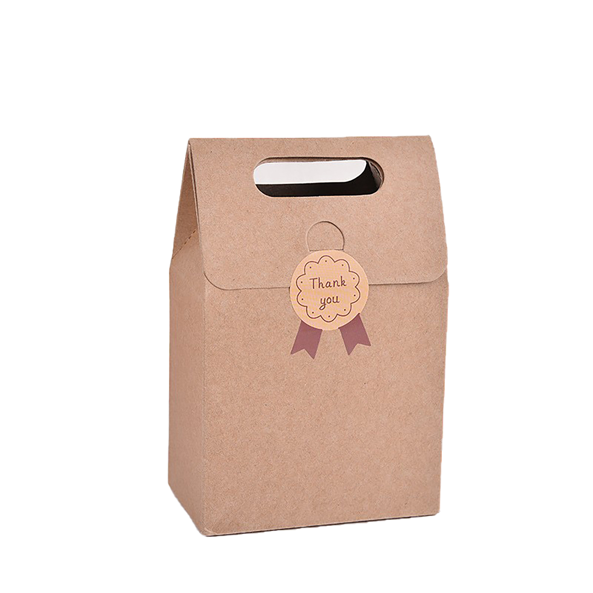 Kraft Paper Flip-Top Gift Bag 5