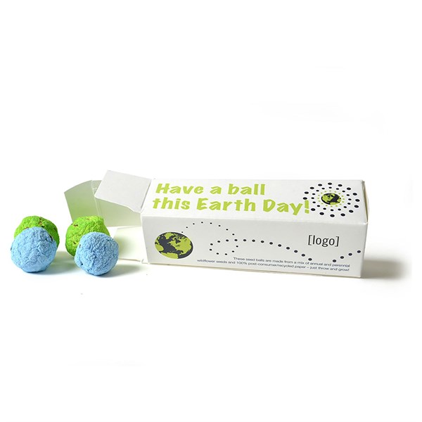 Earth Day Cardstock Gift Box with 4 Bombs inside 3