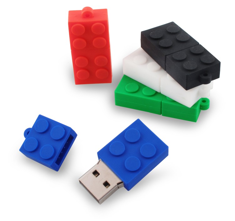 PVC04 Small Building Block USB Drive 1