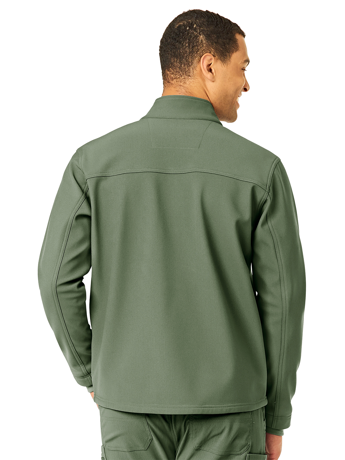 Carhartt Scrubs - Rugged Flex Peak - Men's Three-Pocket Bonded Fleece Jacket 5