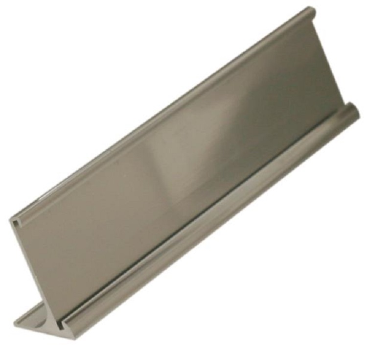 1" x 8" Desk Name Plate Holder with 1/16" slot. 2