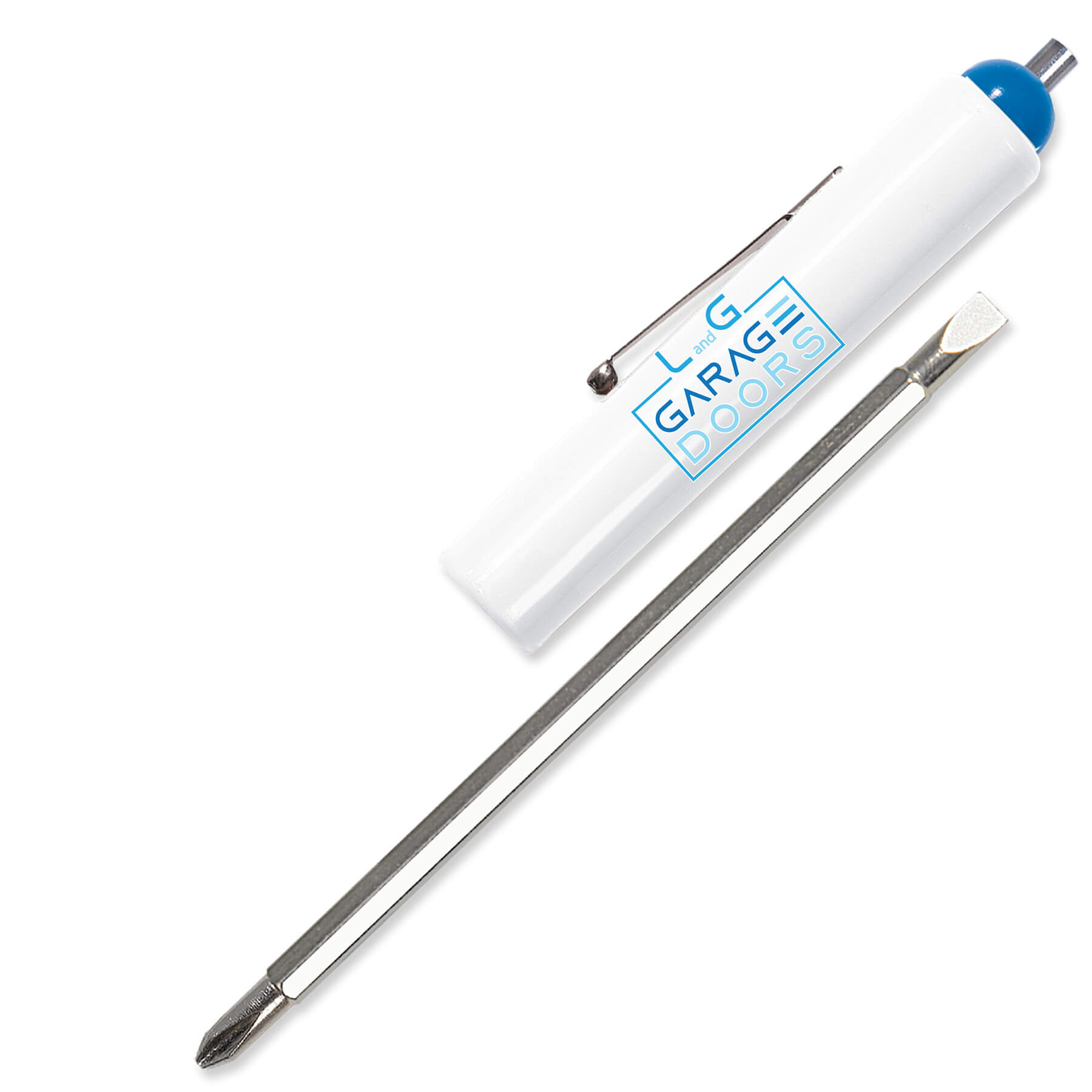 Jumbo Pocket Screwdriver Reversible Flat Blade + Magnet 12