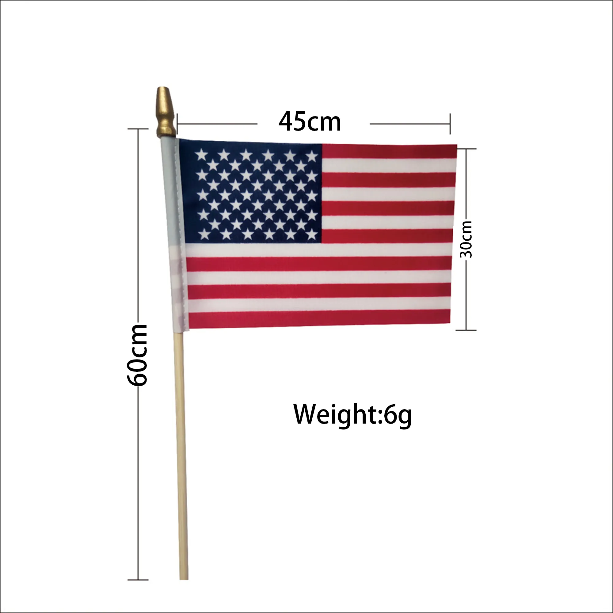 Independence Day hand-waving flag 1