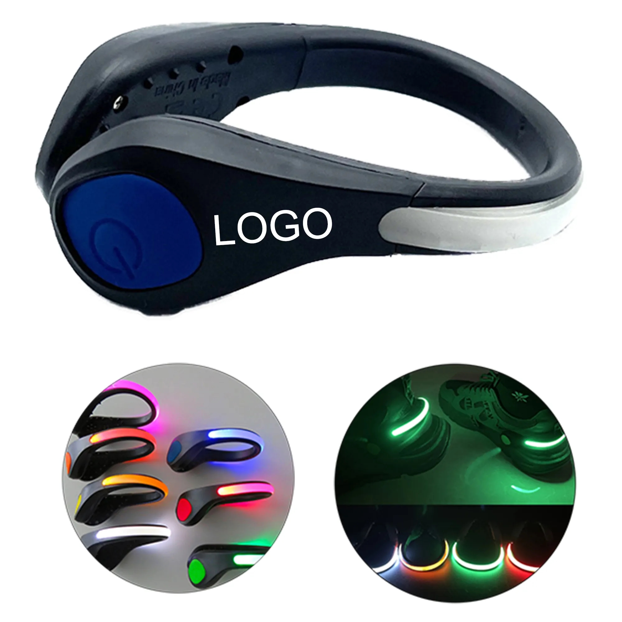 Glow Shoe Clips for Running 2