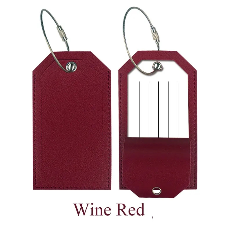 PU Leather Luggage Tag 12