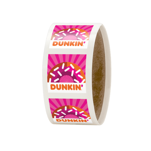 1" x 1" Square Roll Labels