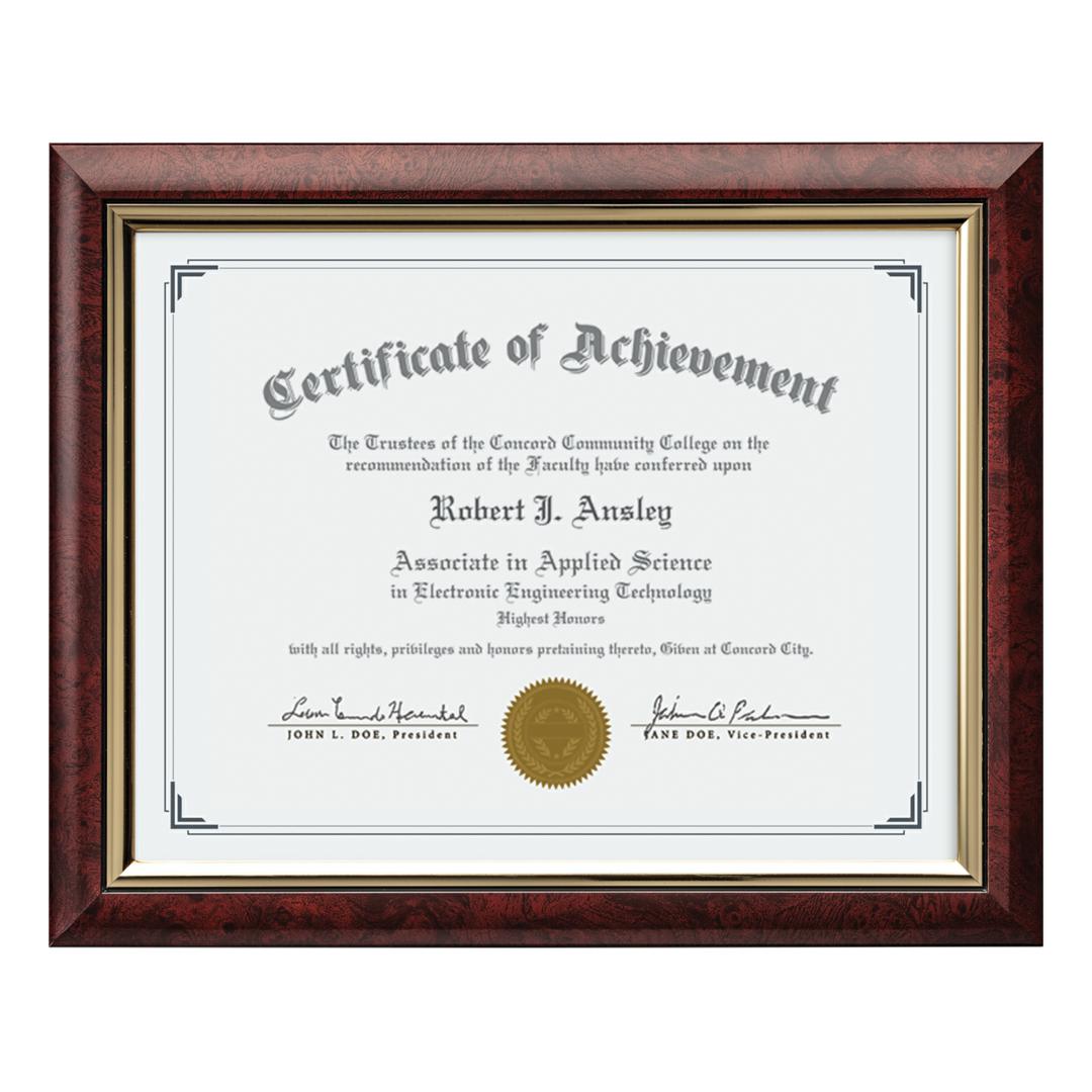 Trent Certificate  Frame 3