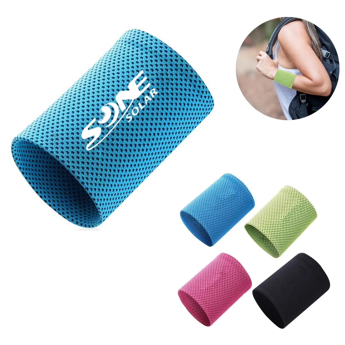 Cooling Sport Sweat Absorbing Wrist Band 3