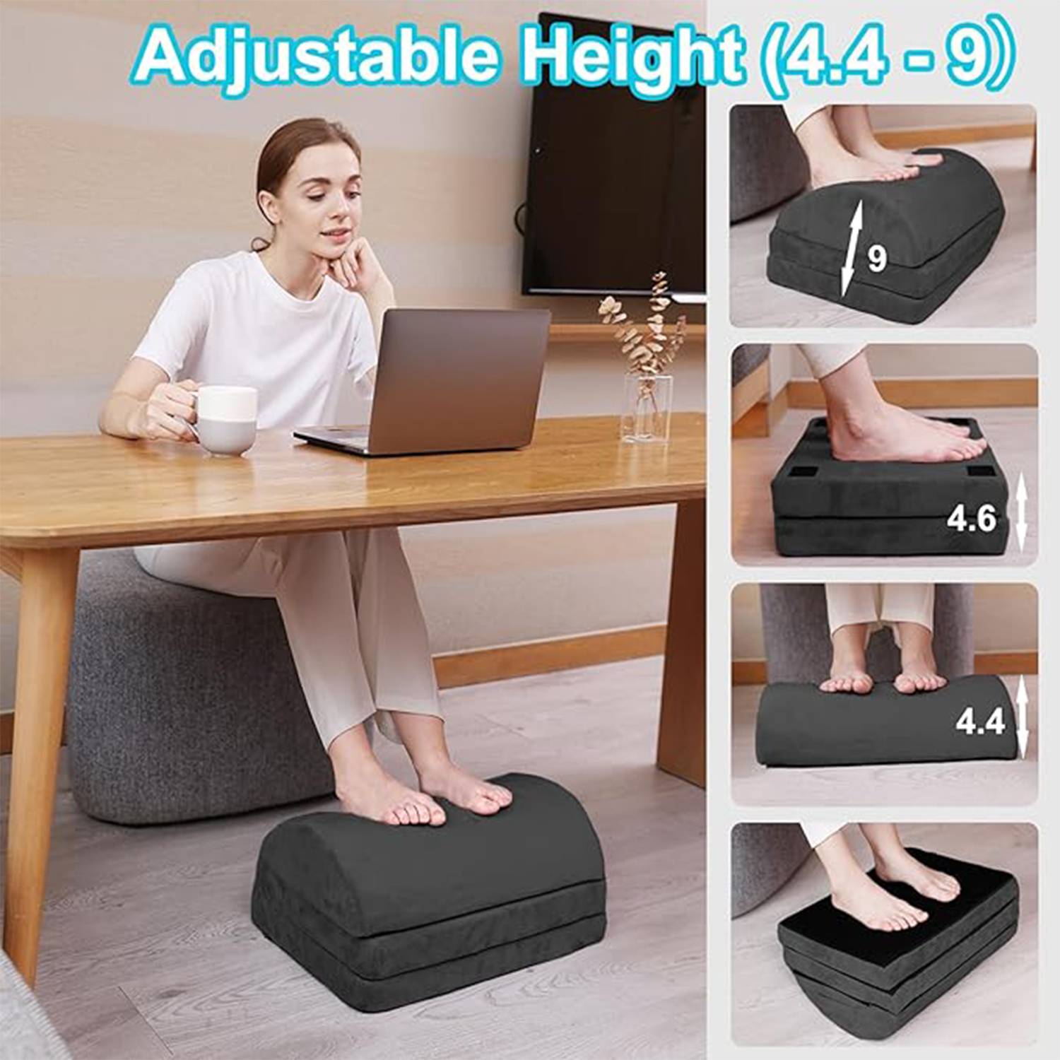 Large Size Foot Rest for Under Desk 6