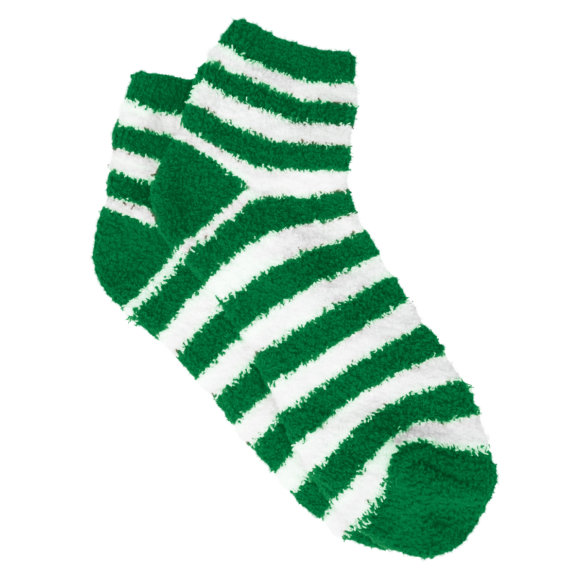 Fuzzy Stripe Socks 11