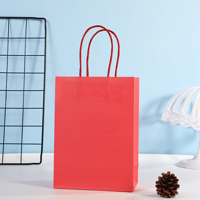 Colored Kraft Bags 4