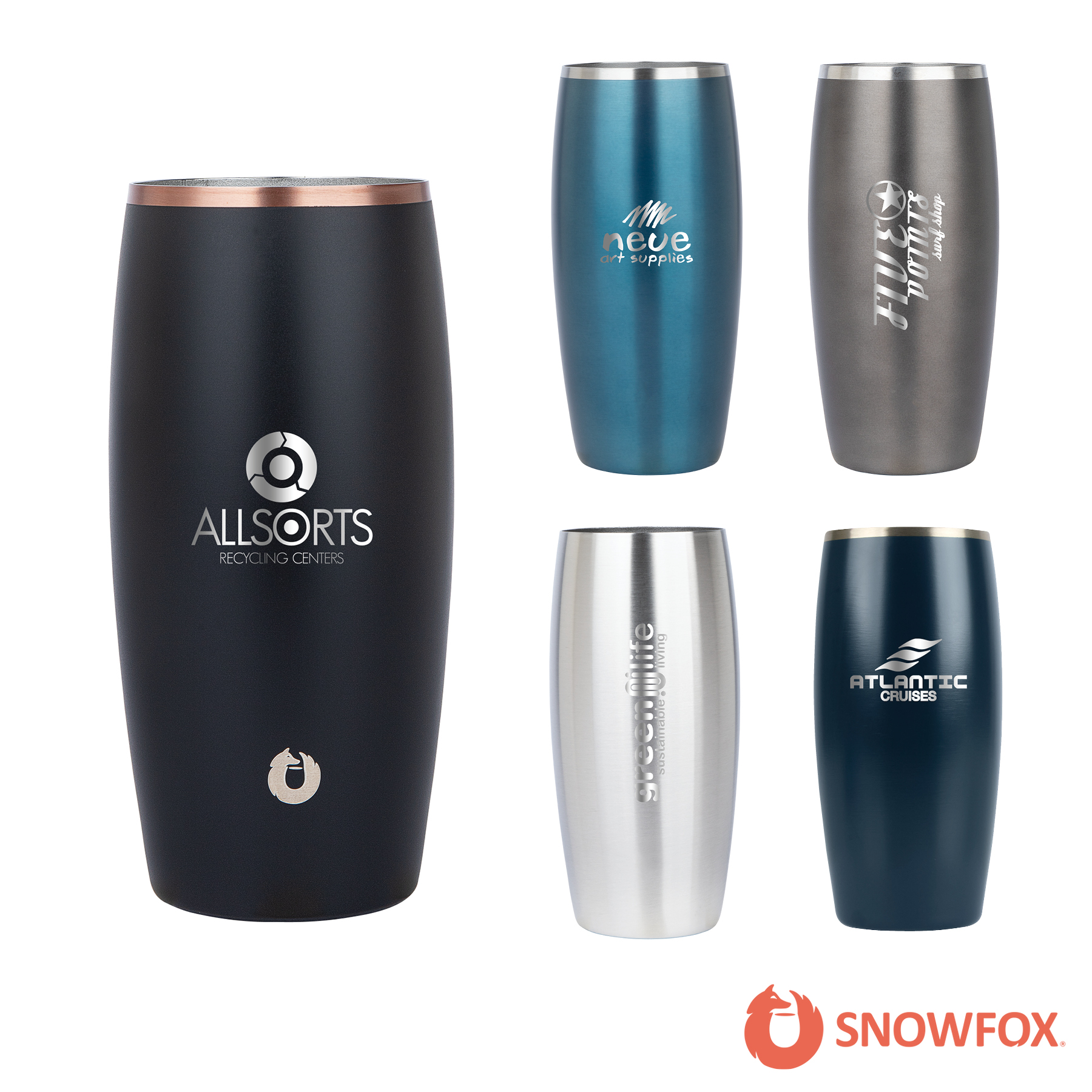 Snowfox® 18 oz. Vacuum Insulated Beer Tumbler 3