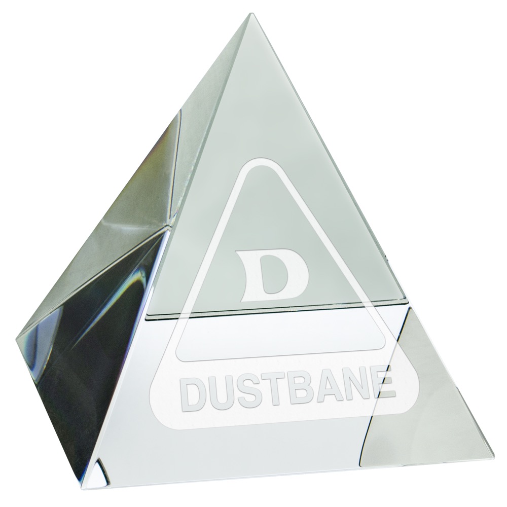 2" Optical Crystal Pyramid 3
