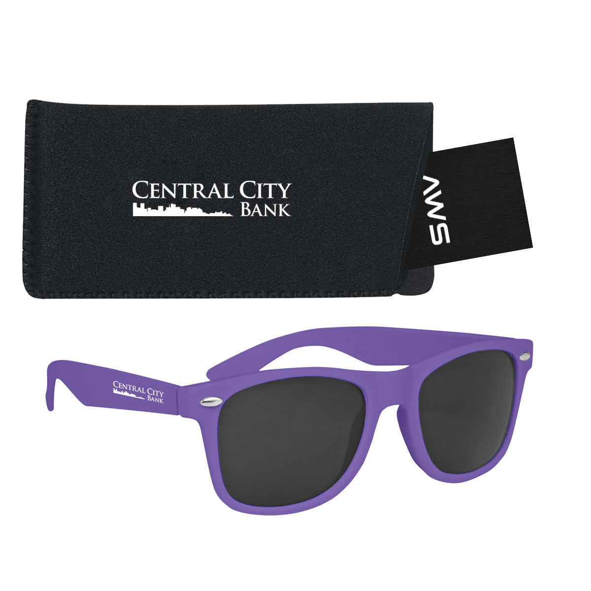 Aws Velvet Touch Malibu Sunglasses With Pouch & Hang Tag 14