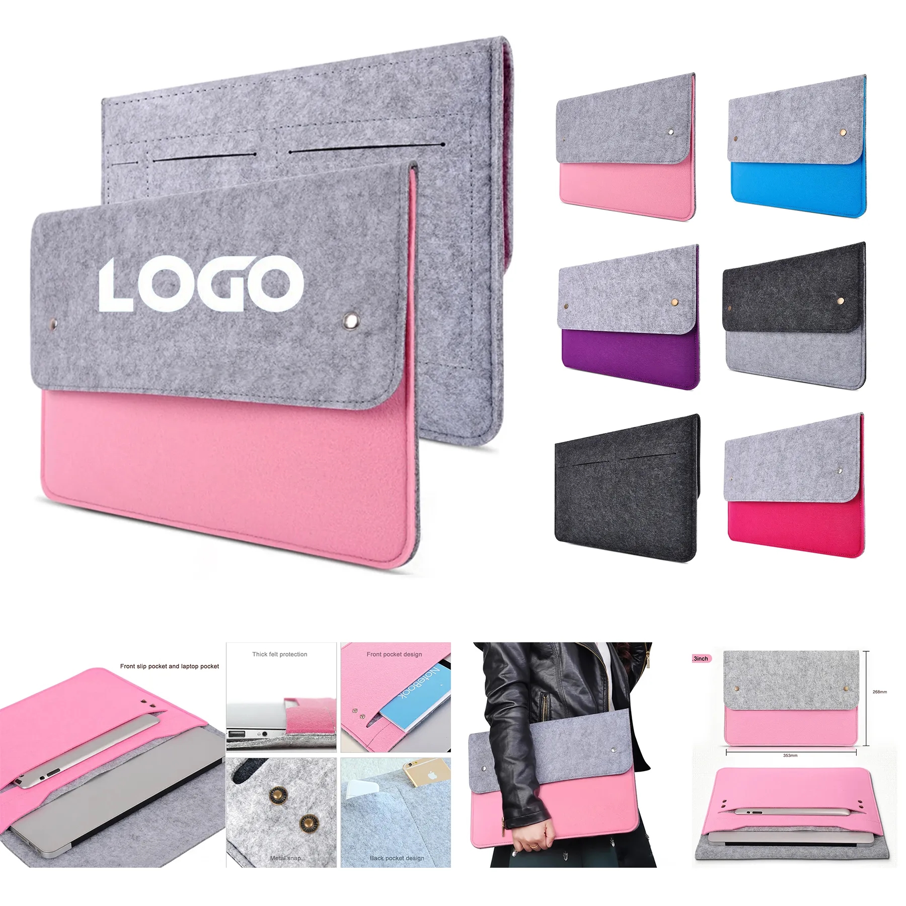Laptop Felt Bag Sleeve 2