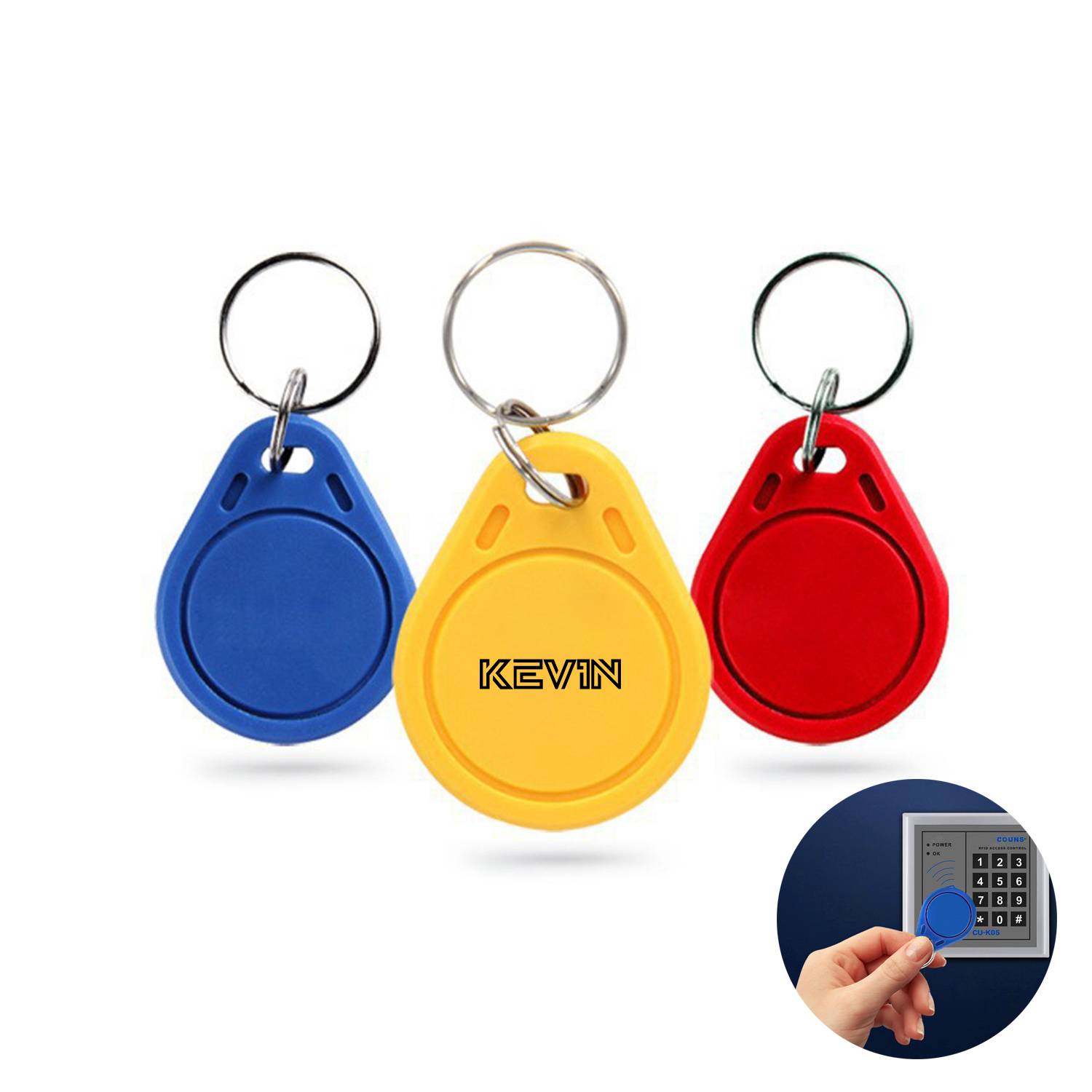ABS Contactless Keychain Keytags