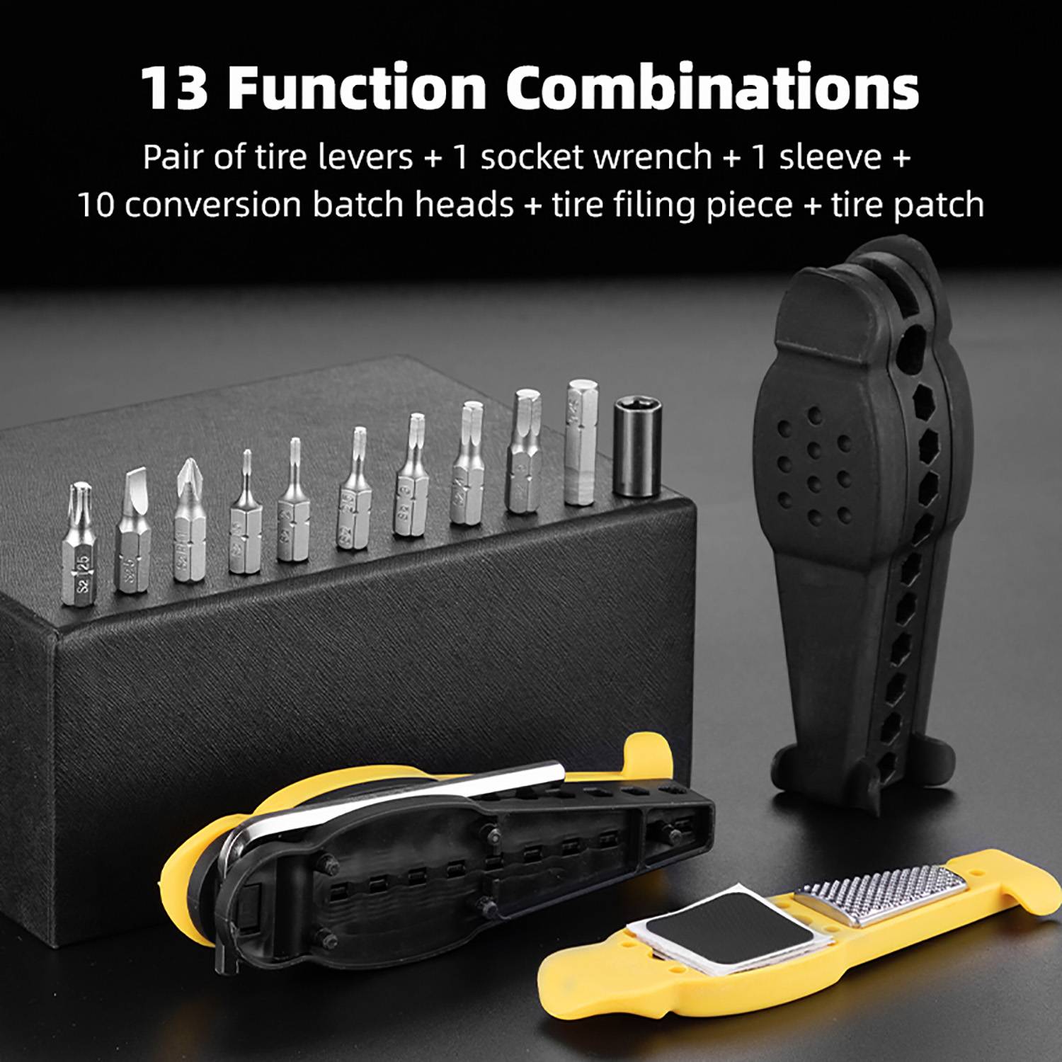 15 in 1 Multi Function Bicycle Repair Tool Set 3