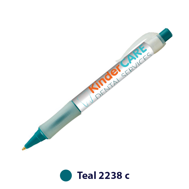 Graphic Brights Frost Plastic Pen (Full Color Imprint) 10
