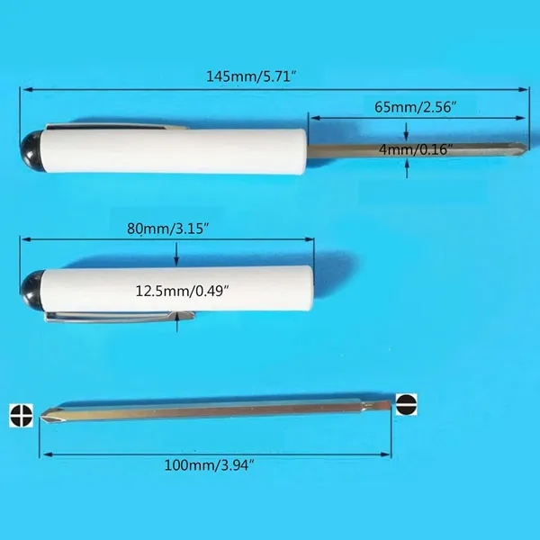 Custom Jumbo Reversible Pocket Screwdriver 7